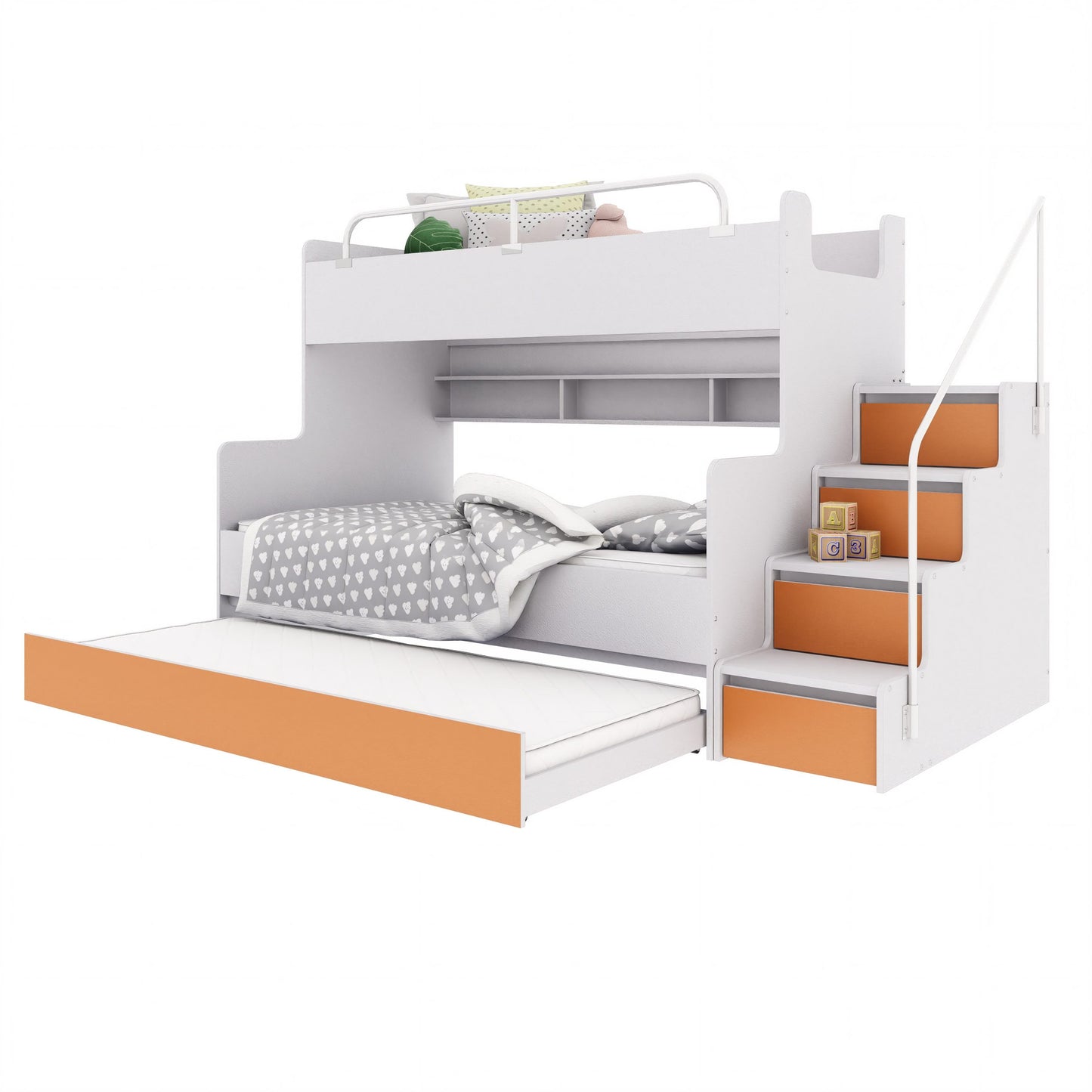 TOMMY Tripple Bunk Bed - Stylish and Functional Design for Kids and Teens Various Colours