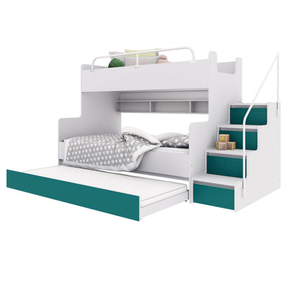 TOMMY Tripple Bunk Bed - Stylish and Functional Design for Kids and Teens Various Colours