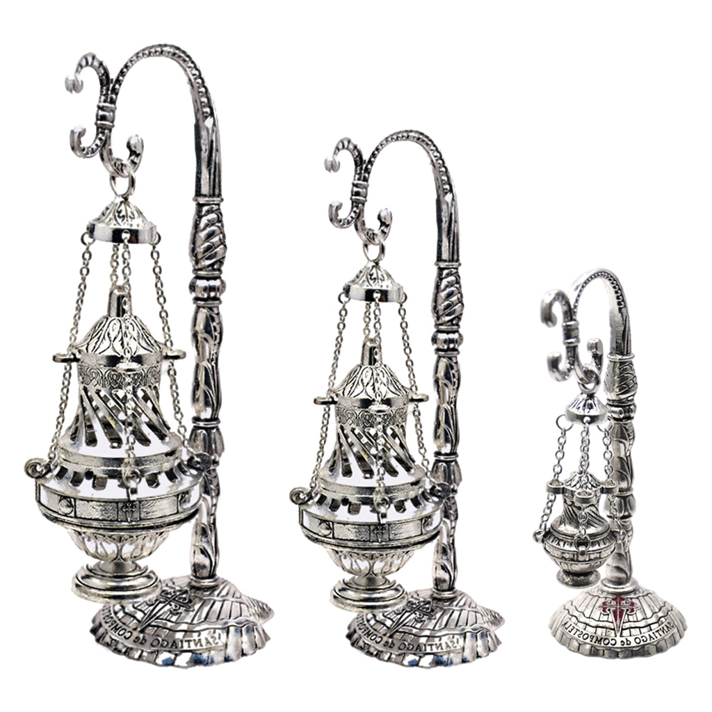 Alloy Metal Hanging Incense Burner – Decorative & Durable Aromatherapy Censer