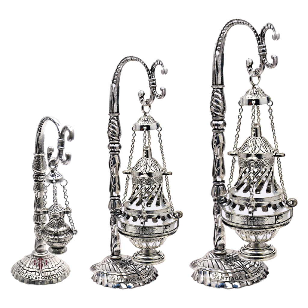 Alloy Metal Hanging Incense Burner – Decorative & Durable Aromatherapy Censer