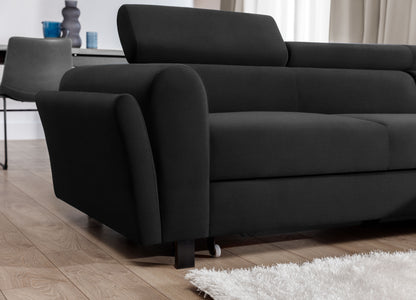 MARIALL L-Shape Corner Sofa with Sleeping Function, Storage, Adjustable headrests, Various Colours Width 288 cm