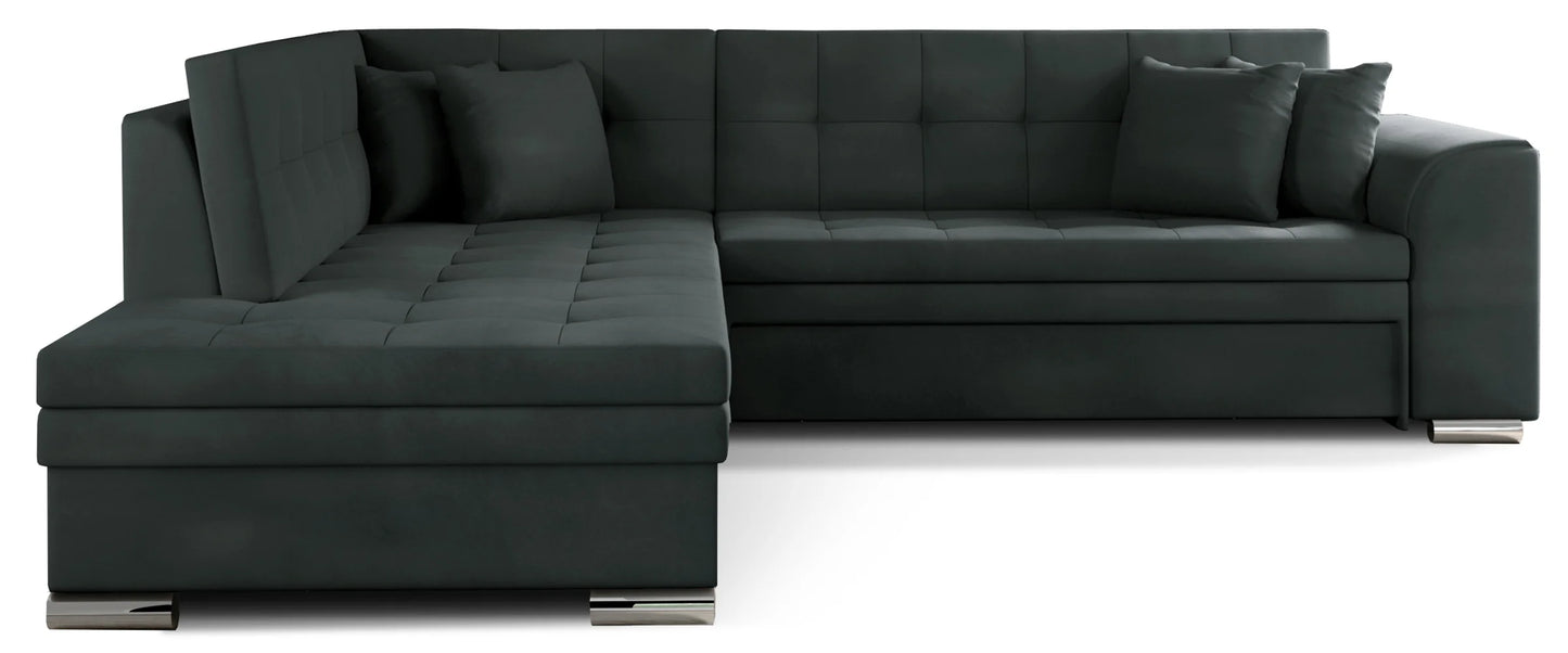 Pieretta Corner Sofa – Elegant Comfort with Sleeping Function Various Colours