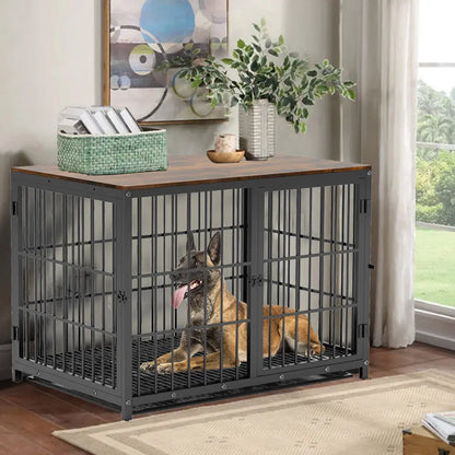 Furniture-Style Dog Crate & End Table – Multi-Functional Pet Kennel XL