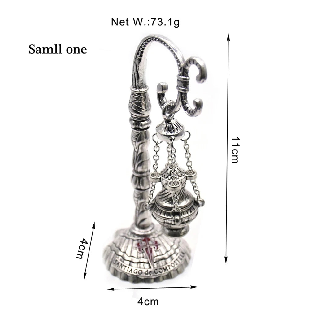 Alloy Metal Hanging Incense Burner – Decorative & Durable Aromatherapy Censer