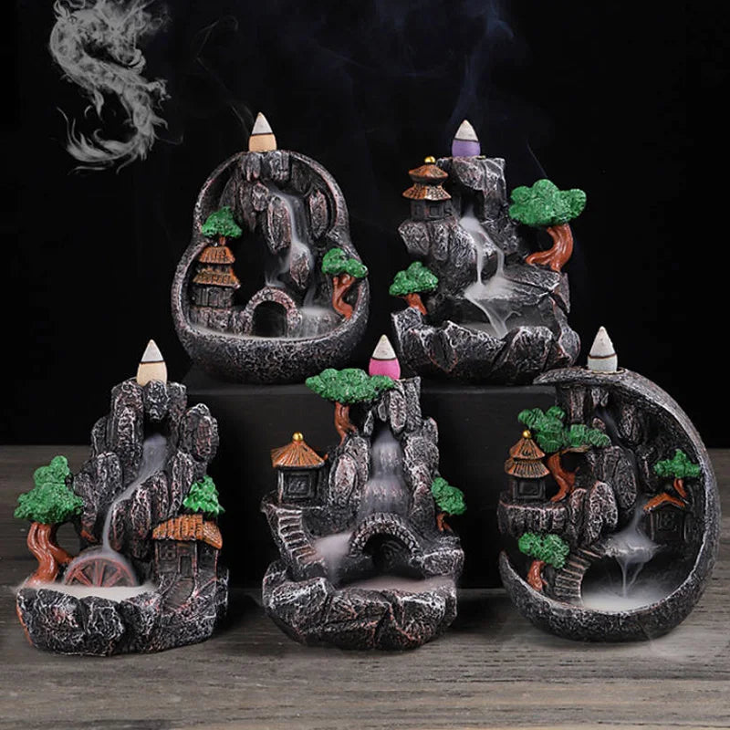 Backflow Incense Burner – Handmade Craftsmanship for a Calming Aromatic Experience 100pcs