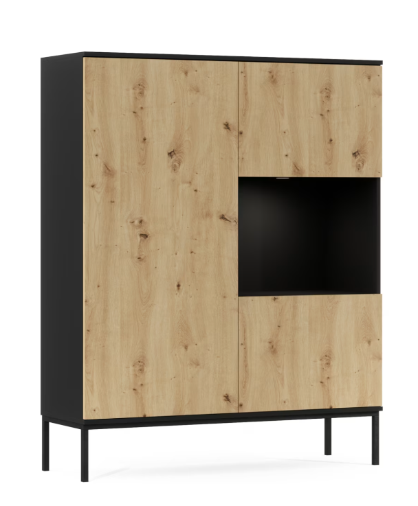 Lanzzi Display Cabinet – Modern Storage Solution with Stylish Design Width 120 cm