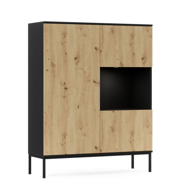 Lanzzi Display Cabinet – Modern Storage Solution with Stylish Design Width 120 cm