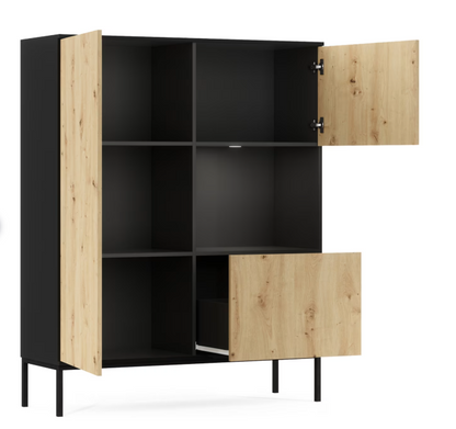 Lanzzi Display Cabinet – Modern Storage Solution with Stylish Design Width 120 cm