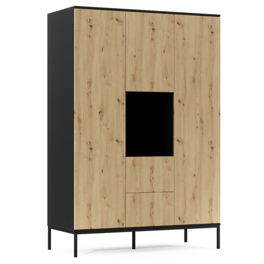 Lanzzi Wardrobe – Stylish & Functional Storage Solution with Ample Space Width 135 cm